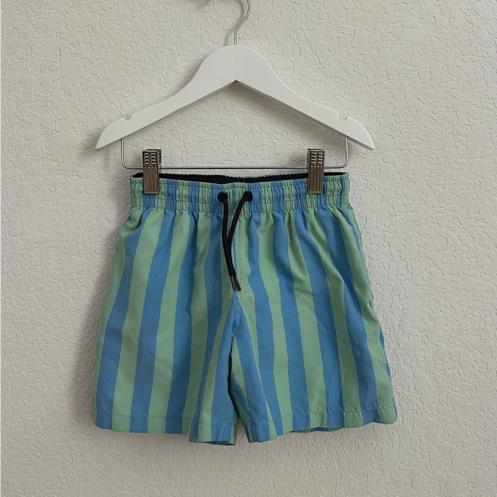 Mango Kids
Kids Striped Blue and Green Swimming Shorts 
5-6 years